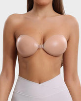 Sujetador Invisible Autoadhesivo de Silicona con Cierre Frontal (2 Pares)